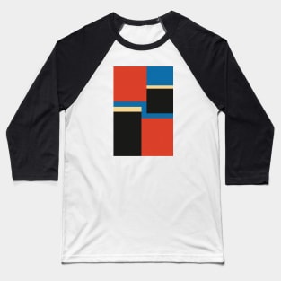 Color block, Modern Mid-Century Print, Geometric Wall Art Baseball T-Shirt